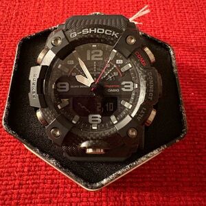 Casio G-Shock Black and Silver Watch-NWT